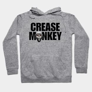 Crease Monkey - funny ice hockey goalie Hoodie